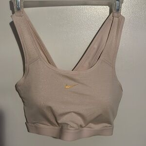 Nike Golden sports bra.